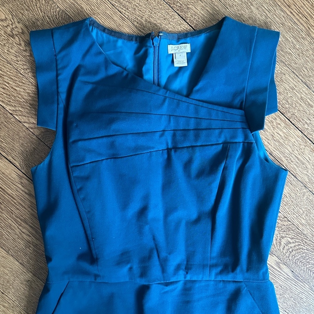 J Crew Factory • Origami Sheath dress • Style G6420 - Picture 2 of 7